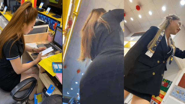 Quay lén nhân viên TGDD cực xinh chân dài - heovl.fr