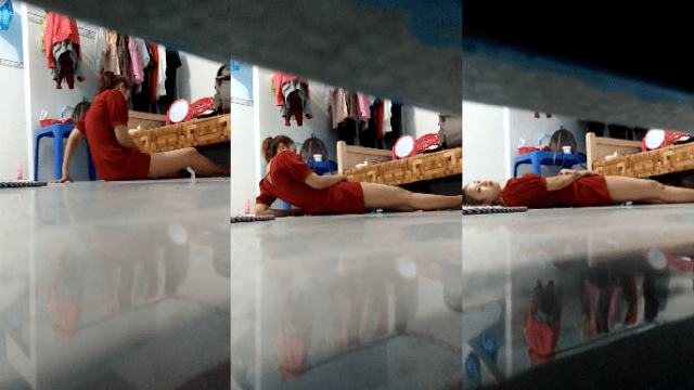 Quay lén em gái hàng xóm - heovl.fr