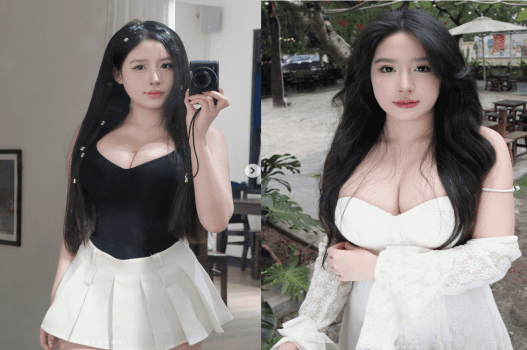 Check hàng em Giang bím hồng trắng nõn - heovl.fr